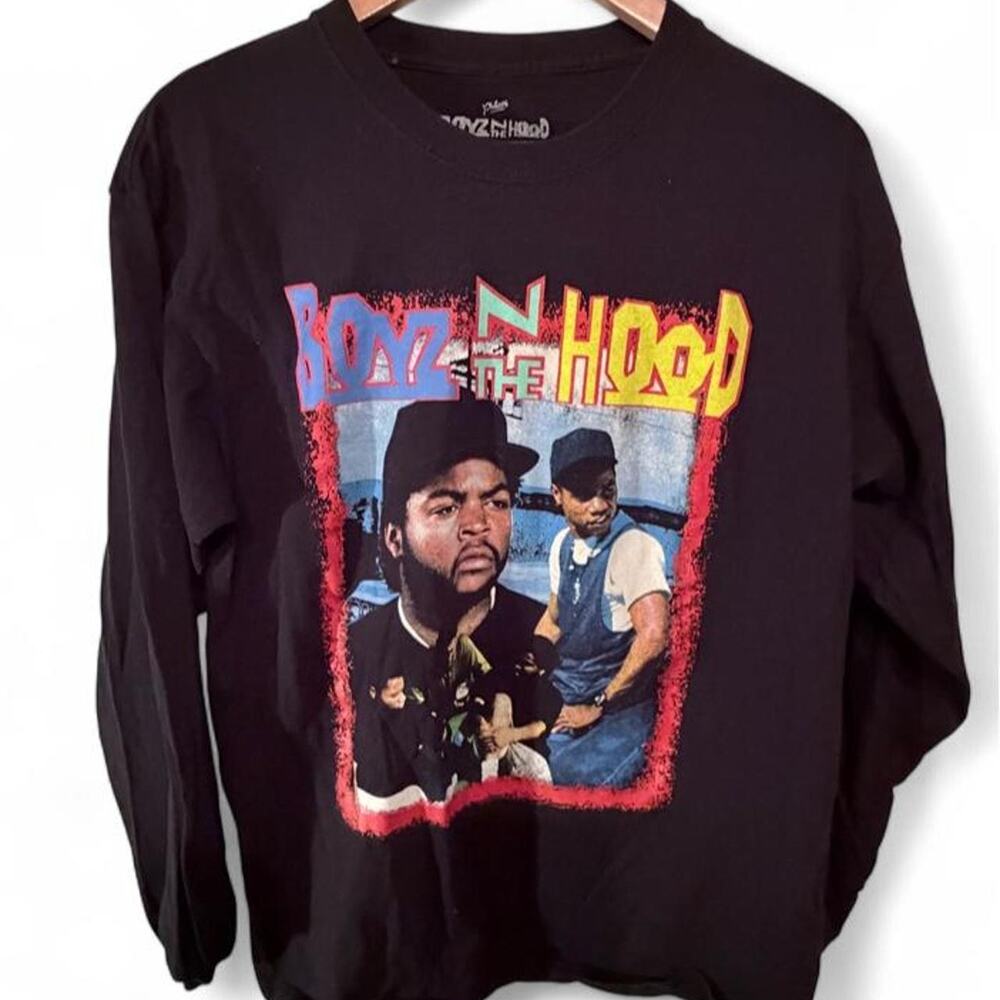 Black boyz in the hood long sleeve t shirt